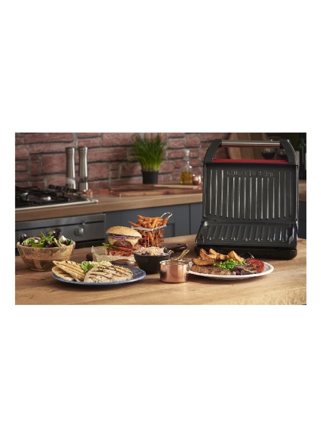Russell Hobbs 1650W George Foreman Electric Grill Red and Black 36.8 x 12.9 x 33.8 cm 25040GCC 1650 W 25040GCC Red and Black  - Image 4