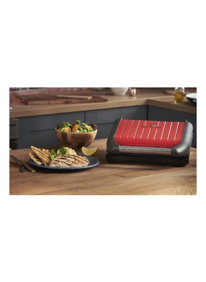 Russell Hobbs 1650W George Foreman Electric Grill Red and Black 36.8 x 12.9 x 33.8 cm 25040GCC 1650 W 25040GCC Red and Black  - Image 3