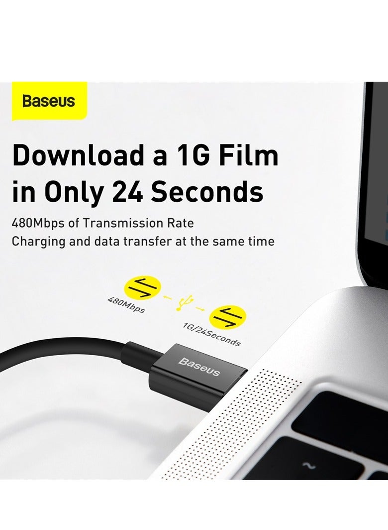 كابل شاحن iPhone (2 متر) كابل USB C إلى Lightning شحن سريع توصيل الطاقة PD 20W كابل iPhone سلسلة متفوقة لـ iPhone 14/14 Pro/14 Plus/14 Pro Max، iPad Pro، iPhone 8-13 جميع السلاسل
