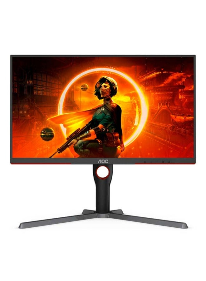 AOC Q27G3Z Gaming Monitor 27-inch 2K QHD 2560x1440, DisplayHDR 400, Fast IPS, 240Hz, Upto 0.5ms, Adaptive Sync & Adjustable Stand Black & Red  - Image 1