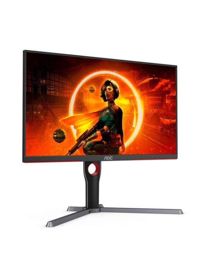 AOC Q27G3Z Gaming Monitor 27-inch 2K QHD 2560x1440, DisplayHDR 400, Fast IPS, 240Hz, Upto 0.5ms, Adaptive Sync & Adjustable Stand Black & Red  - Image 2