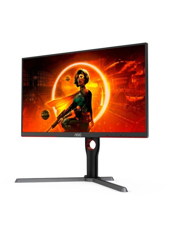 AOC Q27G3Z Gaming Monitor 27-inch 2K QHD 2560x1440, DisplayHDR 400, Fast IPS, 240Hz, Upto 0.5ms, Adaptive Sync & Adjustable Stand Black & Red  - Image 3