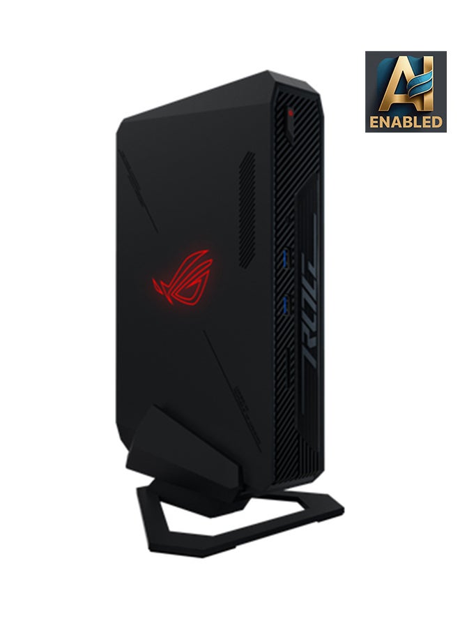 ASUS - ROG NUC RNUC14SRKU7168AUI, Intel Core Ultra 7 155H Processor, DDR5 16GB (8x2) 5600MHz, 512GB M.2 2280 PCIe Gen4x4 SSD, NVIDIA GeForce RTX 4060 8GB GDDR6, Windows 11 Home, Wi-Fi 6E+Bluetooth, 330W Power Adapter, Built for Gamers | 90AS0051-M00050 Black - Image 1