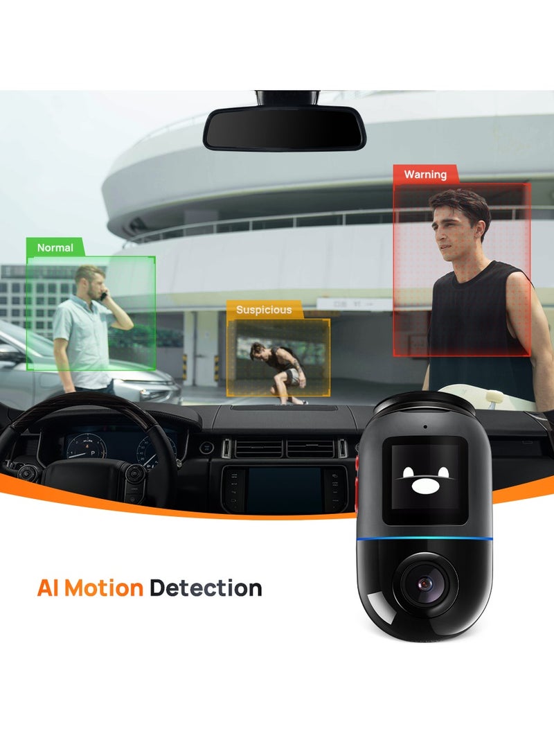 70mai Dash Camera X200 Omni 360 Digree Dash Camera 1080P 60FPS 32GB eMMC Storage Black  - Image 5