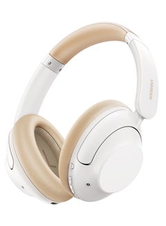 Ugreen Bluetooth Headphones, Noise Canceling wireless headphones,90 Hours Headphones Wireless Bluetooth,Hands-Free Call, Foldable Headphones Over Ear For Travel, Home, Office, iPhone 16/15 Series, Galaxy, PC White  - Image 1