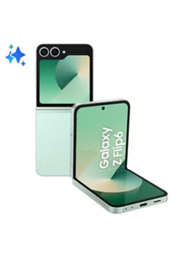 سامسونج هاتف Galaxy Z Flip 6 ثنائي الشريحة وذاكرة وصول عشوائي (RAM) سعة 12 جيجابايت وذاكرة داخلية 256 جيجابايت يدعم تقنية 5G - إصدار عالمي  - Image 1