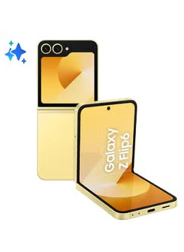 Samsung Galaxy Z Flip 6 Dual SIM Yellow 12GB RAM 512GB 5G - International Version - Image 1