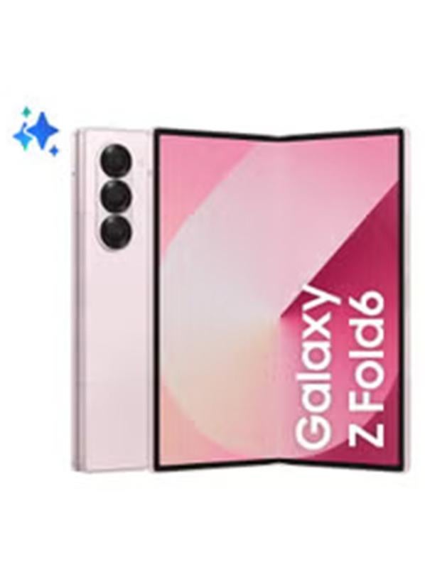 سامسونج هاتف Galaxy Z Fold 6 ثنائي الشريحة، باللون الوردي، وذاكرة الوصول العشوائي (RAM) سعة 12 جيجابايت، وذاكرة تخزين داخلية 256 جيجابايت، يدعم تقنية 5G - الإصدار العالمي - Image 1