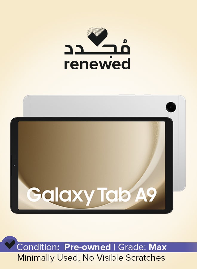 Samsung Renewed - Galaxy Tab A9 Silver 4GB RAM 64GB Wifi - Middle East Version - Image 1