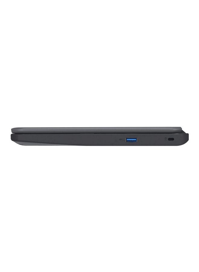 أيسر - تم تجديده - Chromebook C731 بشاشة مقاس 11.6 بوصة، ومعالج Intel Celeron N3060 ثنائي النواة بسرعة 1.6 جيجا هرتز/ذاكرة وصول عشوائي سعة 4 جيجابايت/eMMC سعة 16 جيجابايت/نظام تشغيل Chrome/بطاقة رسومات Intel HD 400 - Image 1
