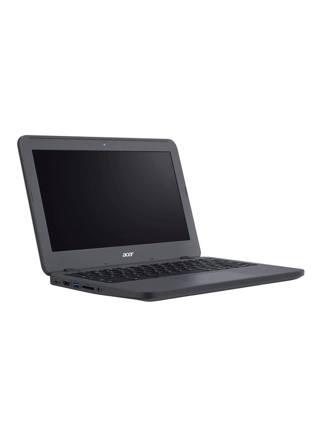 أيسر - تم تجديده - Chromebook C731 بشاشة مقاس 11.6 بوصة، ومعالج Intel Celeron N3060 ثنائي النواة بسرعة 1.6 جيجا هرتز/ذاكرة وصول عشوائي سعة 4 جيجابايت/eMMC سعة 16 جيجابايت/نظام تشغيل Chrome/بطاقة رسومات Intel HD 400 - Image 1