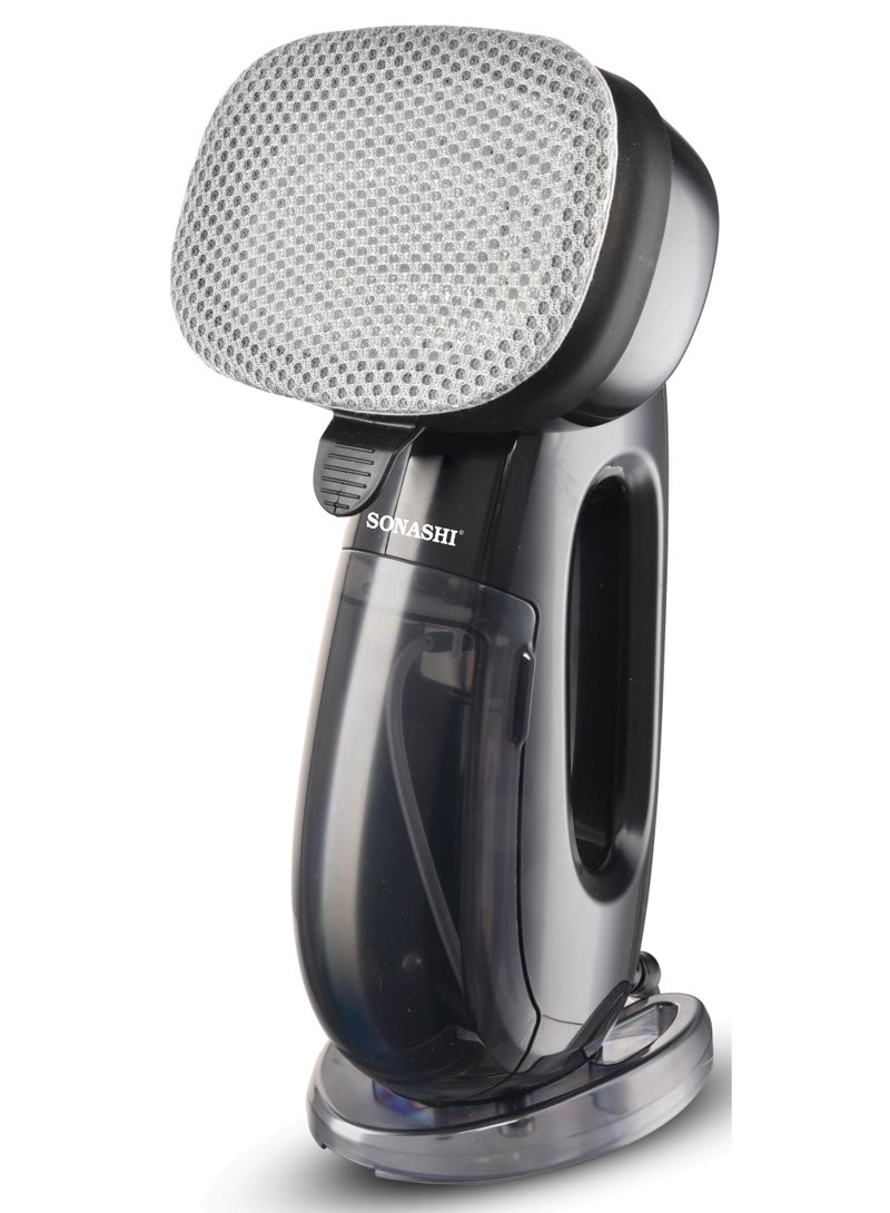 سوناشي مكواة بخار الملابس مع شاشة LED رقمية | 3 مستويات من البخار - منخفض/متوسط/عالي | عمل مستمر -30 دقيقة مع وظيفة الإغلاق التلقائي | سعة خزان قابلة للفصل وفرشاة قماش قابلة للإزالة - Image 1