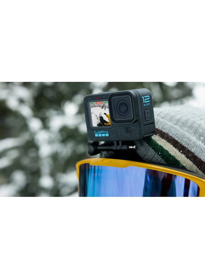 GoPro - HERO12 Black - Waterproof Action Camera with 5.3K60 Ultra HD Video, 27MP Photos, HDR, 1/1.9" Image Sensor, Live Streaming, Webcam, Stabilization official GoPro KSA Version - Image 1