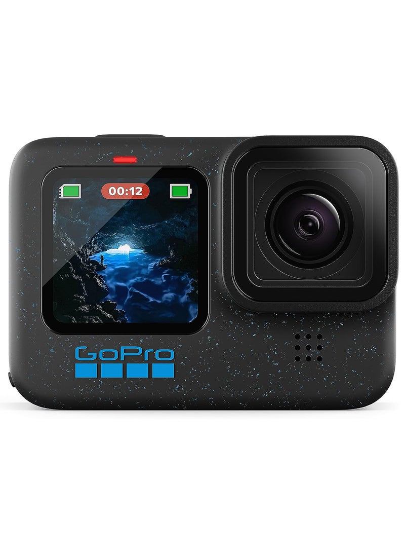 GoPro HERO12 Black - Waterproof Action Camera with 5.3K60 Ultra HD Video, 27MP Photos, HDR, 1/1.9" Image Sensor, Live Streaming, Webcam, Stabilization official GoPro KSA Version  - Image 1