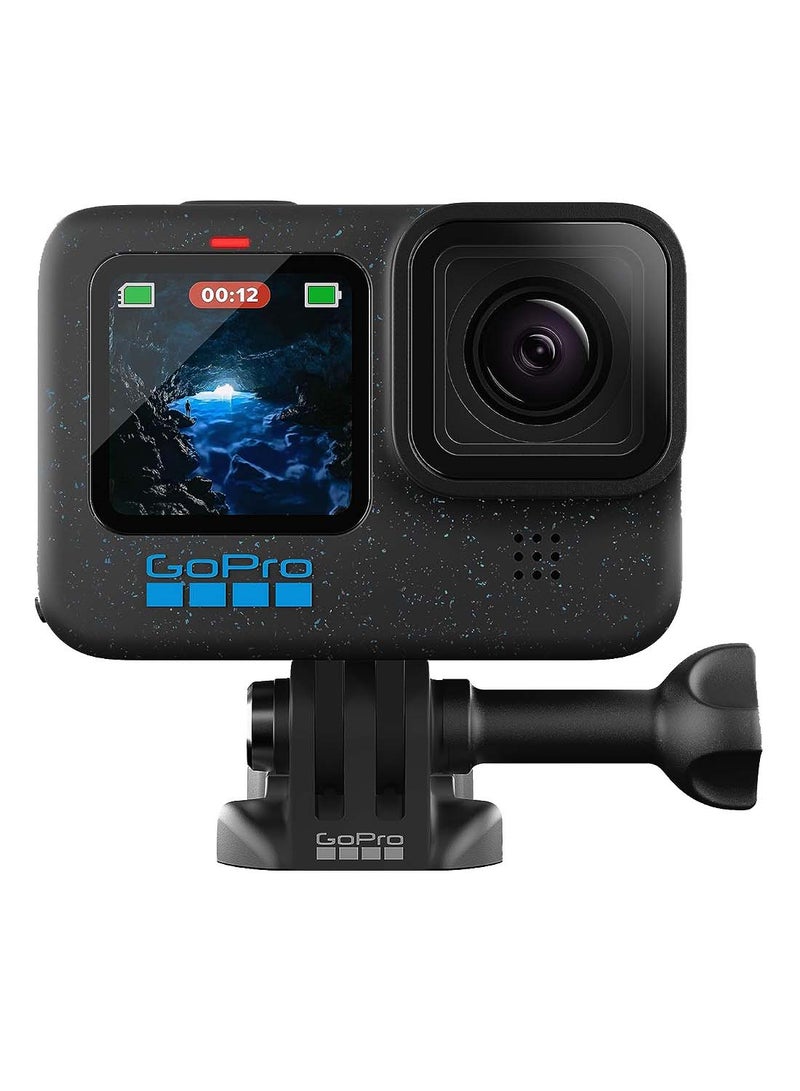 GoPro HERO12 Black - Waterproof Action Camera with 5.3K60 Ultra HD Video, 27MP Photos, HDR, 1/1.9" Image Sensor, Live Streaming, Webcam, Stabilization official GoPro KSA Version  - Image 2
