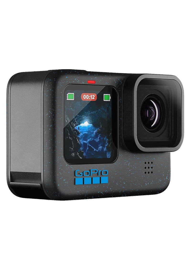 GoPro - HERO12 Black - Waterproof Action Camera with 5.3K60 Ultra HD Video, 27MP Photos, HDR, 1/1.9" Image Sensor, Live Streaming, Webcam, Stabilization official GoPro KSA Version - Image 1