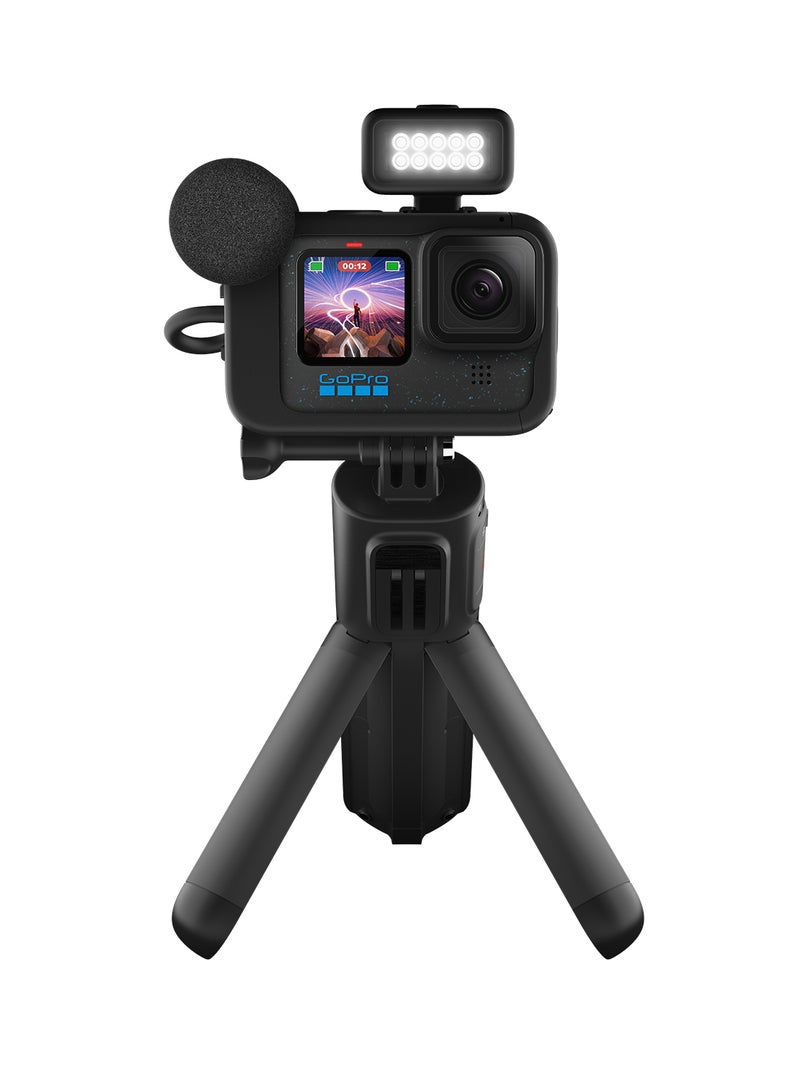 GoPro - HERO12 Black Creator Edition - Includes HERO12 Black, Volta (Battery Grip, Tripod, Remote), Media Mod, Light Mod, Enduro Battery, and Carrying Case official GoPro KSA Version - Image 1