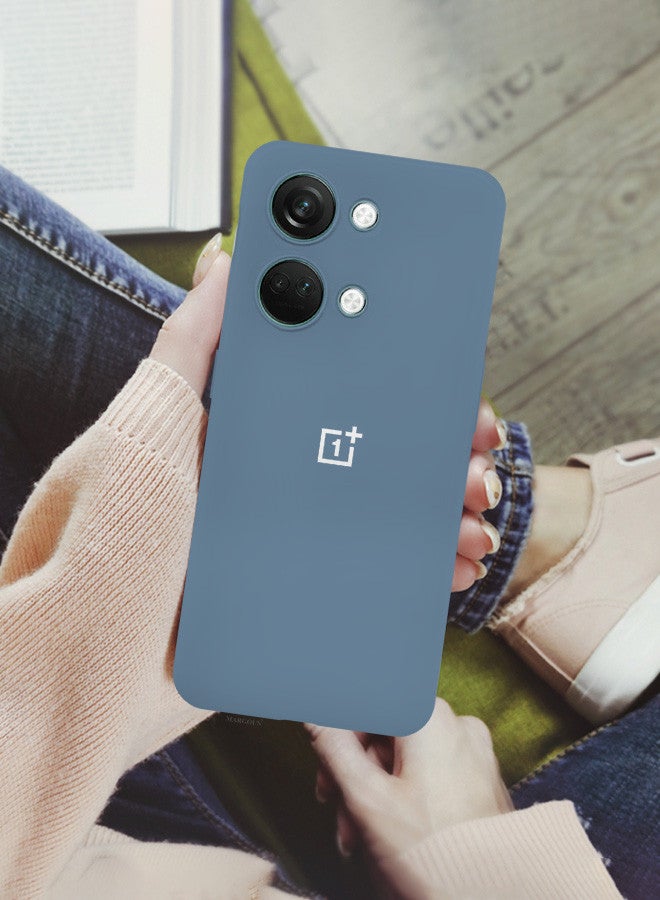 MARGOUN - (for OnePlus Nord 3) 2 Pack Case and Screen Protector Soft Slim Protective Case Scratch and Bump Resistant Cover Warm Blue - Image 1