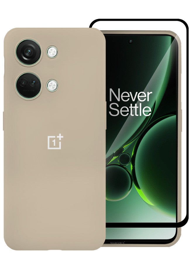 مارجون (لهاتف OnePlus Nord 3) قطعتان من الجراب وواقي الشاشة الناعم والرفيع المقاوم للخدش والصدمات - Image 2