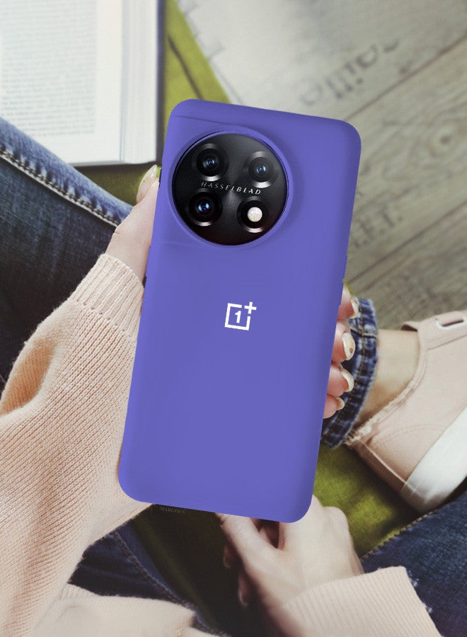 MARGOUN (for OnePlus 11) 2 Pack Case and Screen Protector Soft Slim Protective Case Scratch and Bump Resistant Cover Purple - Image 3