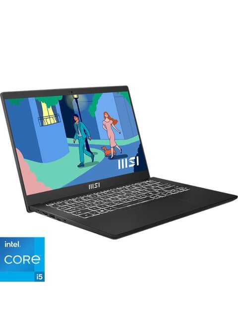Modern 14 Laptop With 14 Inch Display,, Intel Core i5 1235U Processor/8GB RAM/512GB SSD/Intel Iris Xe Graphics/Windows 11 English/Arabic Black