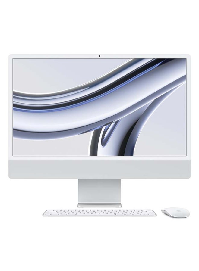 iMac Desktop With 24 Inch Display, M3 chip 8-core CPU And 10‑core GPU Processor/16GB RAM/1TB SSD/Intel UHD 600 Graphics/MacOS English/Arabic Silver - pnsku/N70092576V/45/_/1720786590/92dfc1c6-ca6c-4088-934c-2a25bfbcb5fe