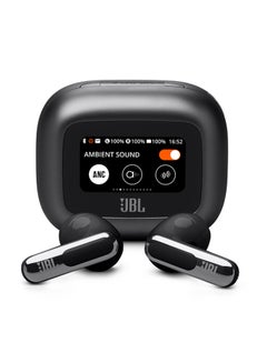 JBL Live Flex 3 True Wireless Noise Cancelling Open-Stick Earbuds Black  - Image 2