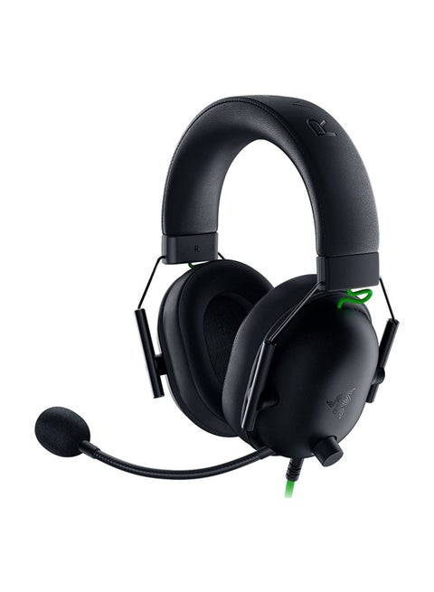 BlackShark V2 X Wired Esports Gaming Headset, 7.1 Surround Sound, 50mm Drivers, 240g Lightweight Build, Noise Cancelling Mic, Hybrid Memory Foam Cushions Comfort, Black | RZ04-04570100-R3M1 Black