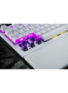 RAZER Huntsman V3 Pro TKL Mechanical Gaming Keyboard, Analog Optical Switch Gen-2, Doubleshot PBT Keycaps, N-key Rollover w/ Anti-ghosting, Detachable Type C, ENG-US Layout, RZ03-04981700-R3M1 White  - Image 5