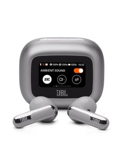 Live Flex 3 True Wireless Noise Cancelling Open-Stick Earbuds Silver
