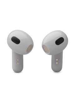 JBL Live Flex 3 True Wireless Noise Cancelling Open-Stick Earbuds Silver  - Image 4