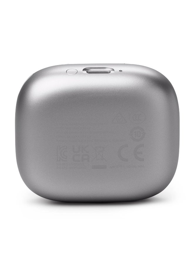 JBL - Live Flex 3 True Wireless Noise Cancelling Open-Stick Earbuds Silver - Image 1