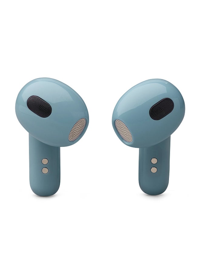JBL - Live Flex 3 True Wireless Noise Cancelling Open-Stick Earbuds Blue - Image 1