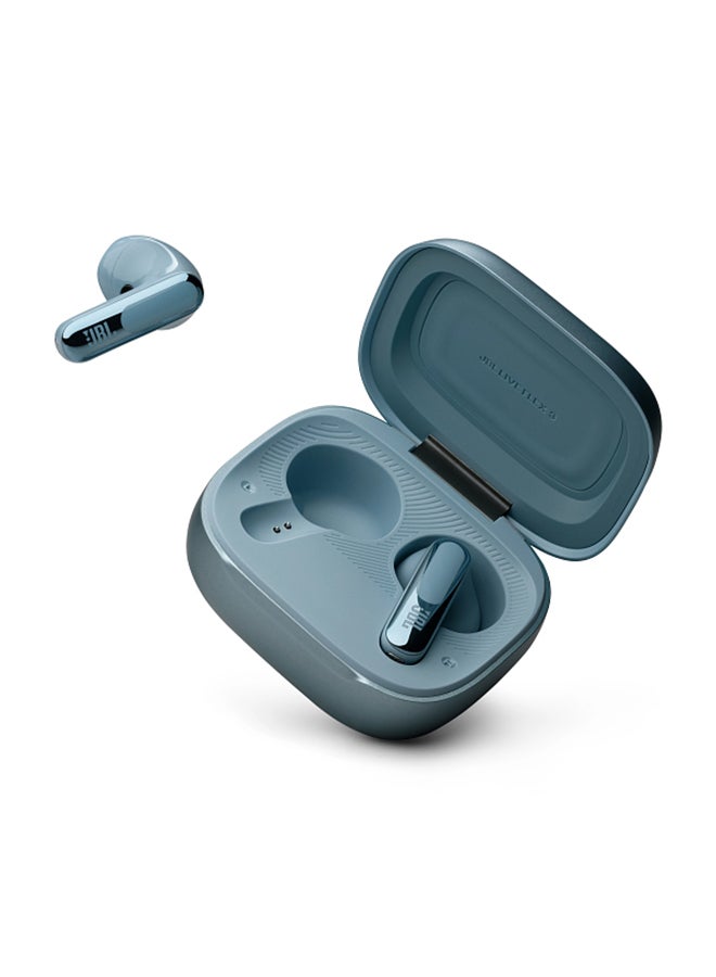 JBL - Live Flex 3 True Wireless Noise Cancelling Open-Stick Earbuds Blue - Image 1