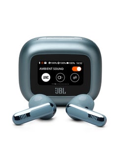 JBL Live Flex 3 True Wireless Noise Cancelling Open-Stick Earbuds Blue  - Image 2
