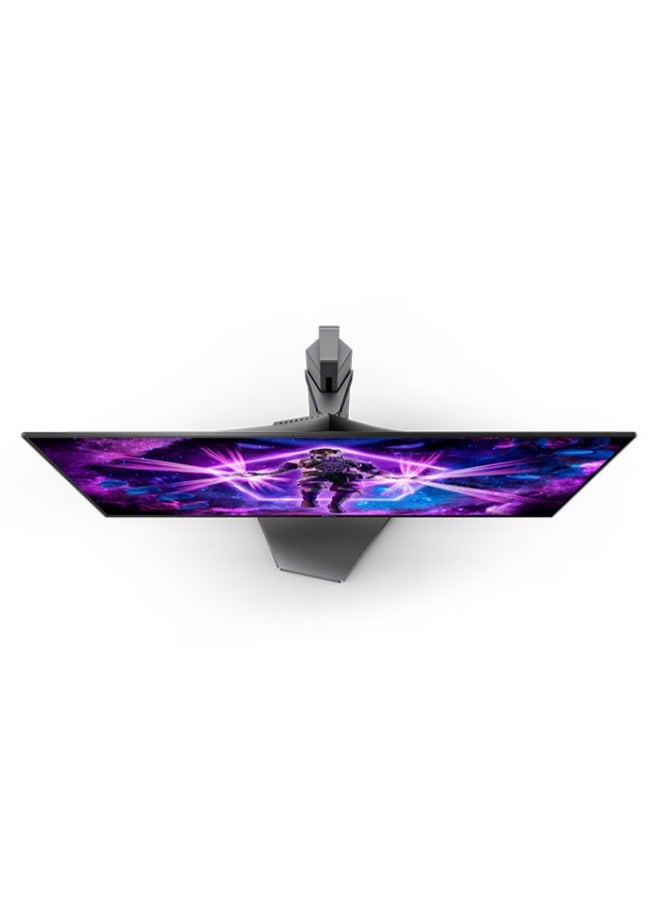 AG276QZD AGON Pro Gaming Monitor 27-inch 2K QHD 2560x1440, HDR10, OLED Panel Type, 240Hz Refresh Rate, 0.01ms Response Time, G-Sync Compatible, Light FX, Height Adjustable Stand Black & Grey