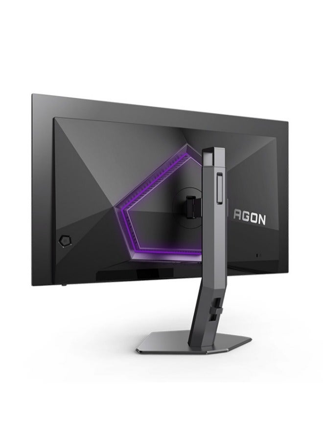 AG276QZD AGON Pro Gaming Monitor 27-inch 2K QHD 2560x1440, HDR10, OLED Panel Type, 240Hz Refresh Rate, 0.01ms Response Time, G-Sync Compatible, Light FX, Height Adjustable Stand Black & Grey