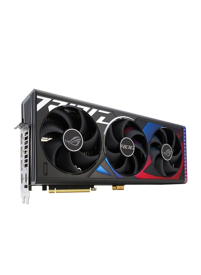 ASUS - ROG Strix GeForce RTX 4090 BTF OC Edition Graphics Card, 24GB GDDR6X 384-bit Memory, 2550 MHz Boost Clock, 16384 CUDA Cores, PCI Express 4.0, HDMI 2.1a, DisplayPort 1.4a | 90YV0JT1-M0NA00 Black - Image 1