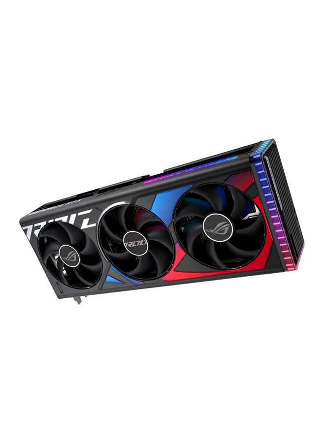 ASUS - ROG Strix GeForce RTX 4090 BTF OC Edition Graphics Card, 24GB GDDR6X 384-bit Memory, 2550 MHz Boost Clock, 16384 CUDA Cores, PCI Express 4.0, HDMI 2.1a, DisplayPort 1.4a | 90YV0JT1-M0NA00 Black - Image 1