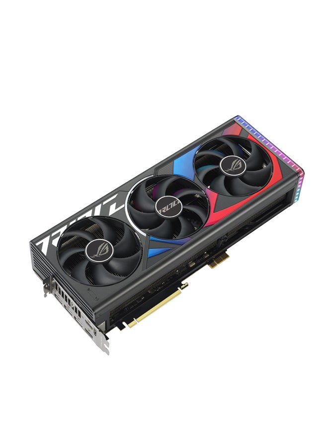 ASUS - ROG Strix GeForce RTX 4090 BTF OC Edition Graphics Card, 24GB GDDR6X 384-bit Memory, 2550 MHz Boost Clock, 16384 CUDA Cores, PCI Express 4.0, HDMI 2.1a, DisplayPort 1.4a | 90YV0JT1-M0NA00 Black - Image 1