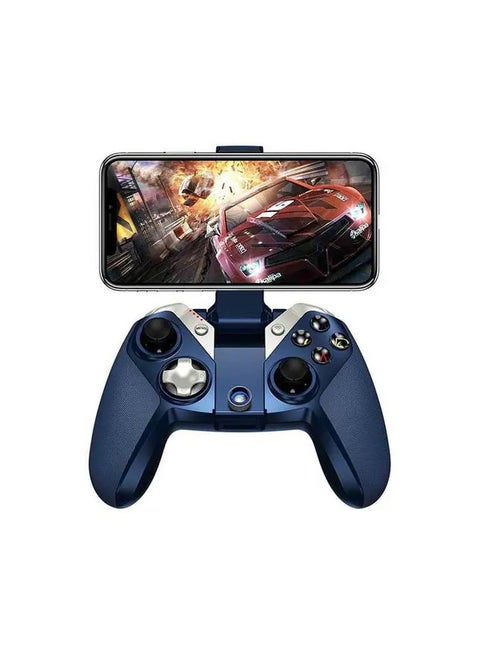M2 Wireless Controller, Controller Gamepads Joystick, Android smart phones/ tablets/ Smart TV/ TV BOX, Windows PC, Steam, Steam link, PS3, and Samsung Gear VR - Blue