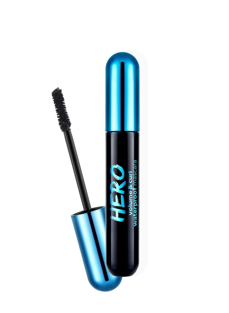 flormar - Hero Volumeandcurl Waterproof Mas Black - Image 1