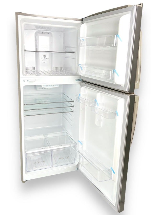 gvc pro Double Door Refrigerator 290L GVRF-550 Silver - Image 2