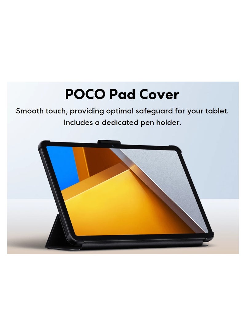 Xiaomi Poco Pad Cover | Triangular Magnetic Black  - Image 1