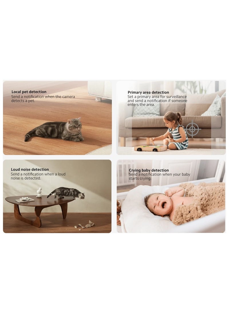 Xiaomi - Smart Camera C500 Pro | 5MP | HDR | Pet Detection | Dual-Motor Pan-Tilt Zoom | 360° Horizontally And 114° Vertically | White - Image 1