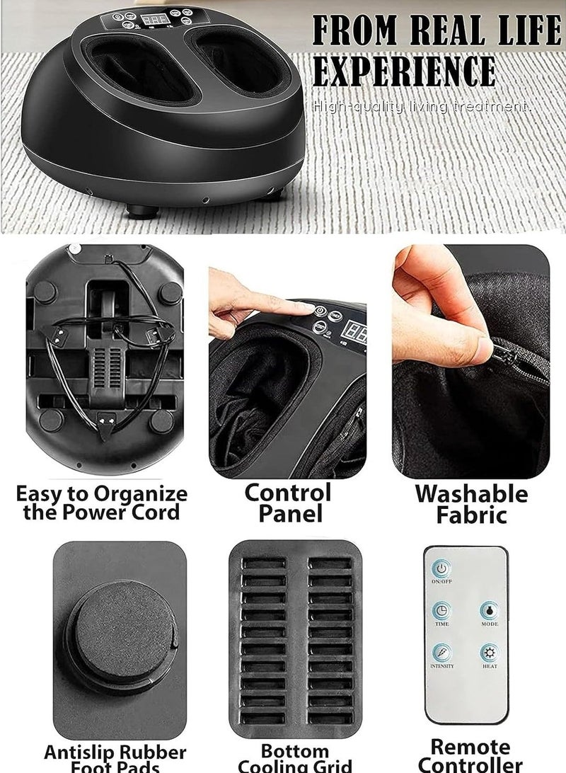 Toshionics 4D Shiatsu Foot Massager with 5 Intensities 4 Modes Infrared Heat and Removable Sleeves for a Personalized Hygienic and Therapeutic Foot Massage Experience - Image 4