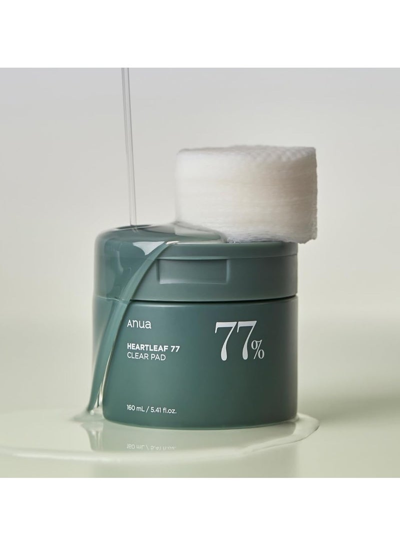 Anua Heartleaf 77 Toner Pads - Refreshing And Nourishing Facial Toner With 77% Heartleaf Extract - Gentle Exfoliation And Hydration 160ml  - Image 3