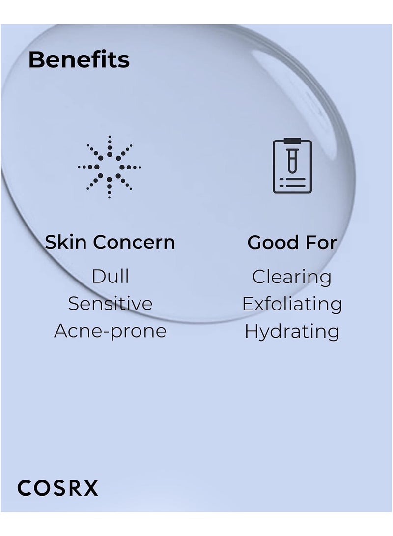 تونر معالج منقي AHA/BHA، بخاخ تقشير الوجه للرؤوس البيضاء والمسام والبشرة غير المستوية، حبر كوري - Image 5