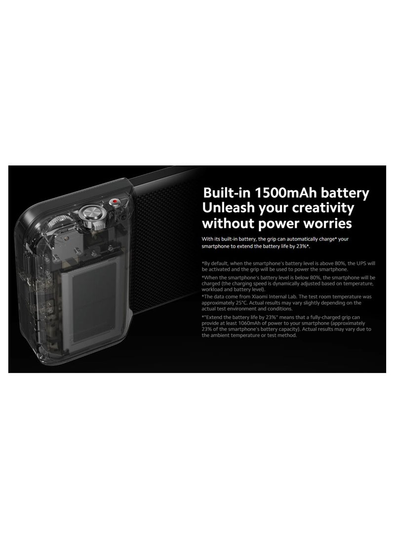 Xiaomi - 14 Ultra Photography Kit | 1500 mAh Battery | 67mm Filter Adaptor Ring | USB Type-C | Leica Lens Gray - Image 1