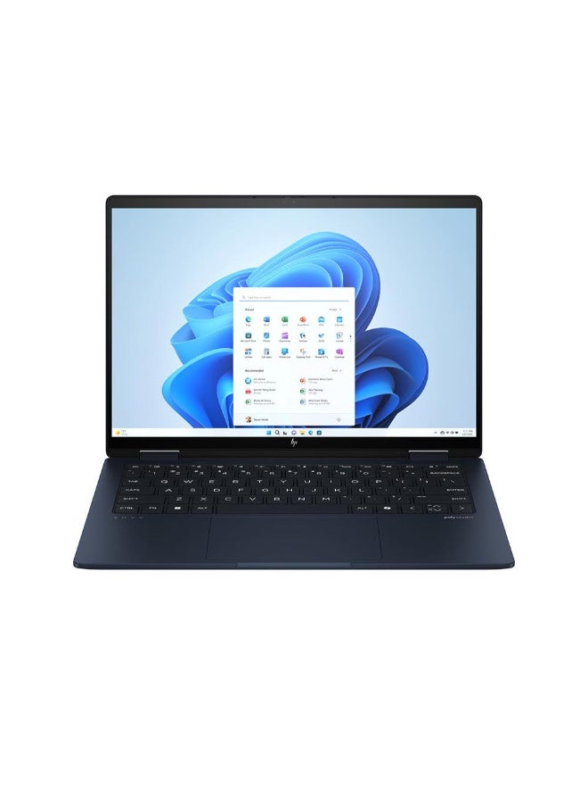 إتش بي - Envy x360 Laptop With 14.2-Inch Display, Ultra 7 155U Processor/16GB RAM/1TB SSD/Intel Iris XE Graphics/Windows 11 English Blue - Image 1